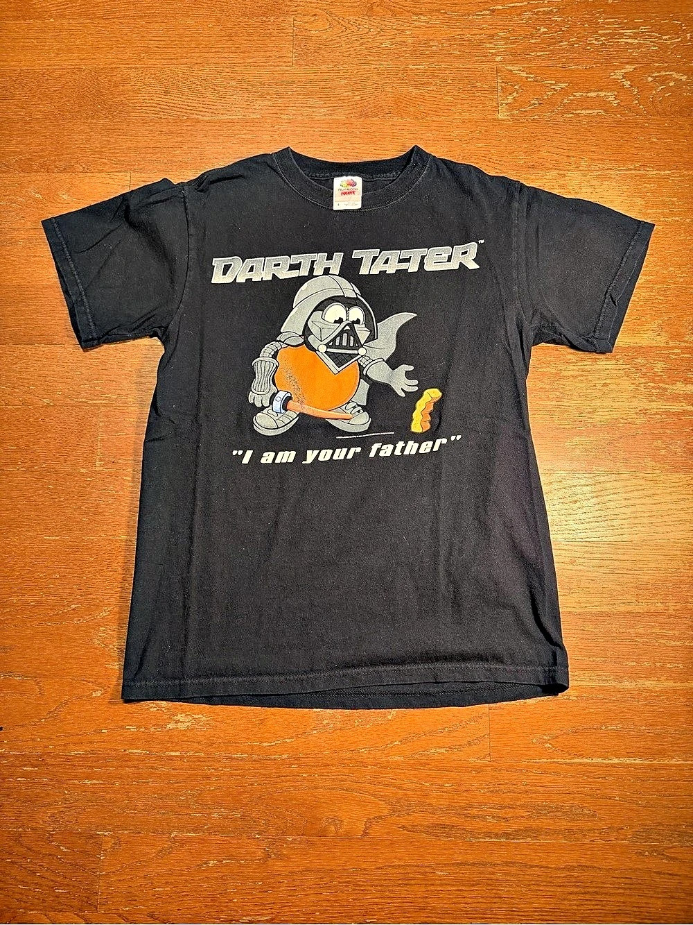 2005 Darth tater I Am Your Father Star Wars Spoof Graphic Tee